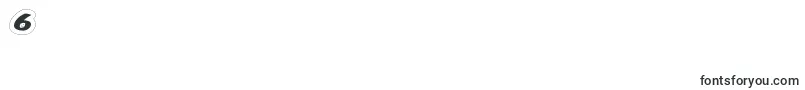 フォントKomtitwr – フォント数字6