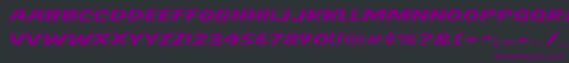 Komtitwr Font – Purple Fonts on Black Background