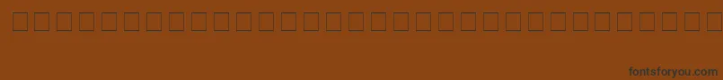 3Of9Barcode Font – Black Fonts on Brown Background