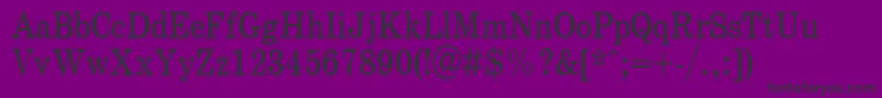 SchoolPlain.001.00185nh Font – Black Fonts on Purple Background