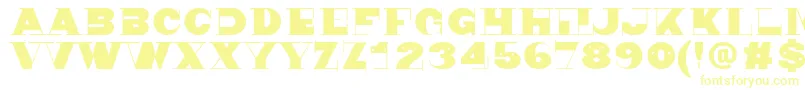 フォントNonsen72 – 黄色のフォント