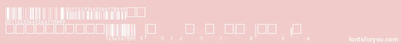 V200011 Font – White Fonts on Pink Background