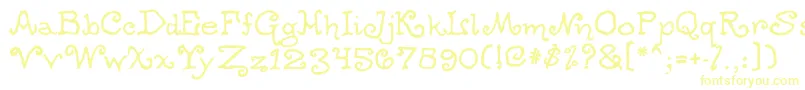 Ogdredweary-fontti – keltaiset fontit