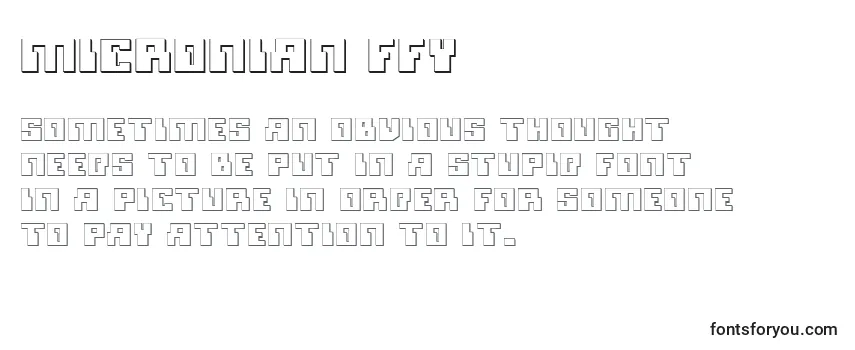Micronian ffy-fontti