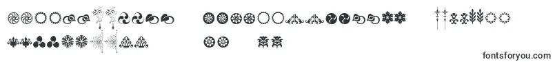 フォントCornucopiaOfOrnamentsTwo – ウズベク文字