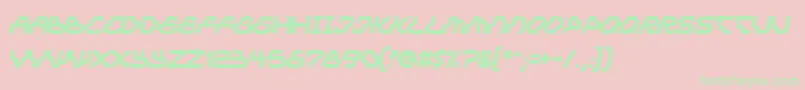 Dreammachine Font – Green Fonts on Pink Background