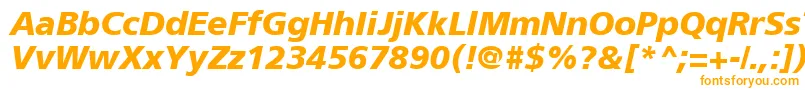 ForeignerBoldItalic Font – Orange Fonts