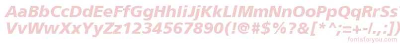 ForeignerBoldItalic Font – Pink Fonts