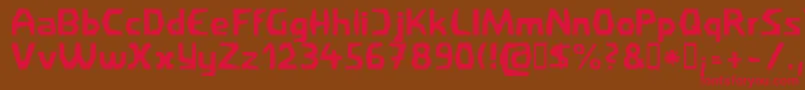 Filirat1 Font – Red Fonts on Brown Background