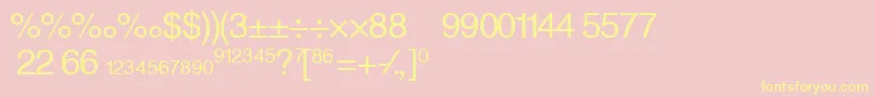 Saiba mais sobre a fonte AlexFraction Fonte AlexFraction – fontes amarelas em um fundo rosa