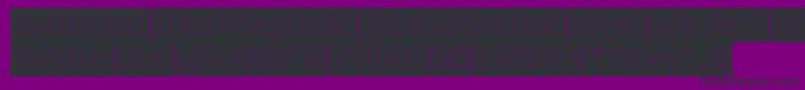 TheBrainInverse Font – Black Fonts on Purple Background