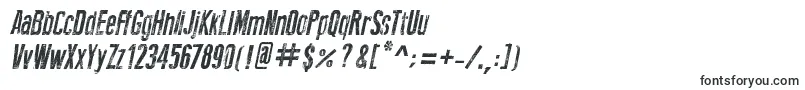 Шрифт NewPressErodedItalic – низкие шрифты