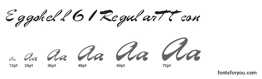 Eggshell61RegularTtcon Font Sizes