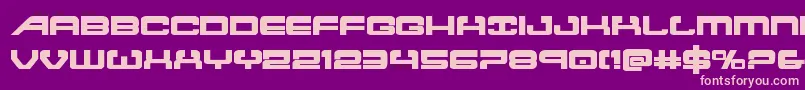 Atlantiabold2 Font – Pink Fonts on Purple Background