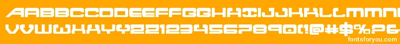 Atlantiabold2 Font – White Fonts on Orange Background