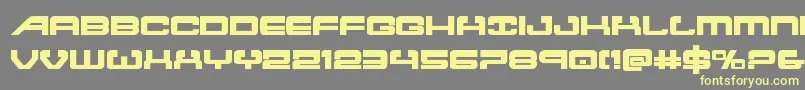 Atlantiabold2 Font – Yellow Fonts on Gray Background