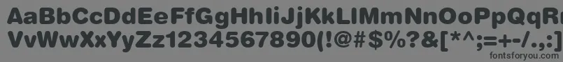 ContextRoundedBlackSsiBlack Font – Black Fonts on Gray Background