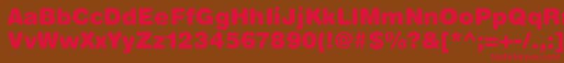 ContextRoundedBlackSsiBlack Font – Red Fonts on Brown Background