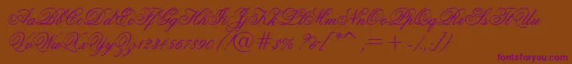fuente GrandPrixEs – Fuentes Moradas Sobre Fondo Marrón
