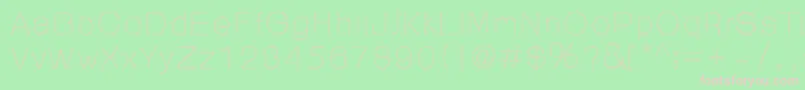 99%OrnamentReg Font – Pink Fonts on Green Background