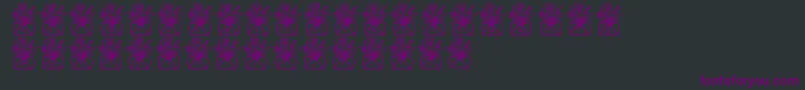 LmsLetterToMomPart1 Font – Purple Fonts on Black Background