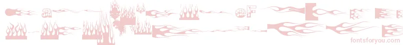 JFlames Font – Pink Fonts on White Background