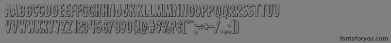 Carnivalcorpseshadow Font – Black Fonts on Gray Background