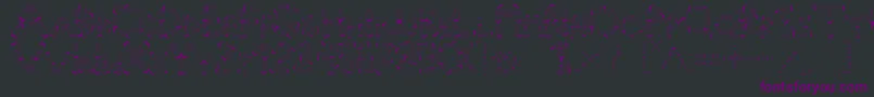 Шрифт Pinho – фиолетовые шрифты на чёрном фоне