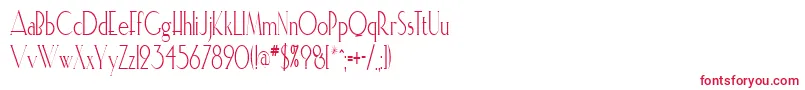 ElisiacondensedRegular-Schriftart – Rote Schriften