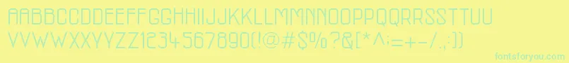 Más sobre la fuente McmRegular fuente McmRegular – Fuentes Verdes Sobre Fondo Amarillo