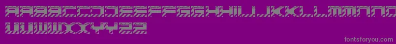 BasicaIndustrialFreePromo Font – Gray Fonts on Purple Background
