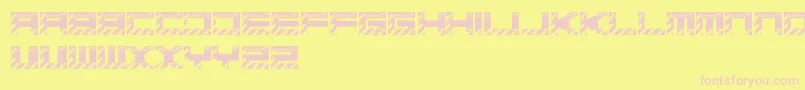 BasicaIndustrialFreePromo Font – Pink Fonts on Yellow Background