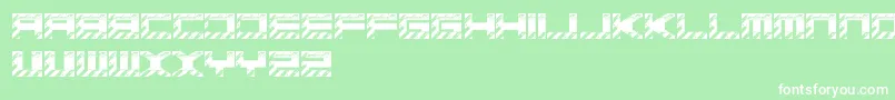BasicaIndustrialFreePromo Font – White Fonts on Green Background