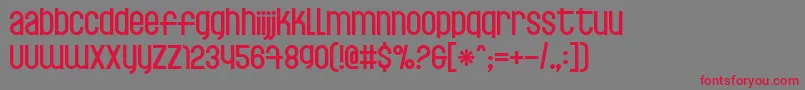 Fishsoup Font – Red Fonts on Gray Background