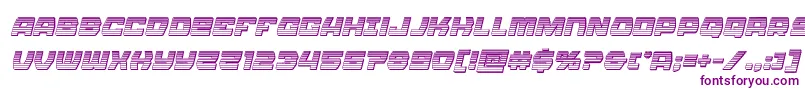 Olympiccarrierchromeital Font – Purple Fonts on White Background