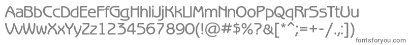 Benguiatgothicmediumc Font – Gray Fonts on White Background