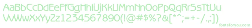 Benguiatgothicmediumc Font – Green Fonts on White Background