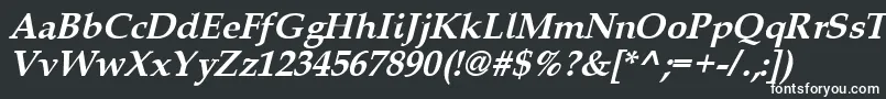 Queensbi Font – White Fonts on Black Background