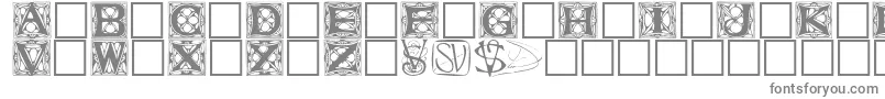 Шрифт Innisfere – серые шрифты на белом фоне
