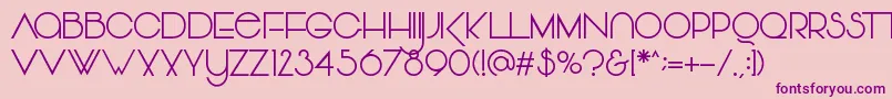 Weitere Informationen zur Vonique64-Schriftart Vonique64-Schriftart – Violette Schriften auf rosa Hintergrund