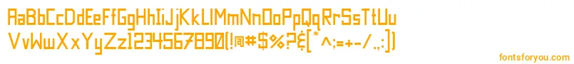フォントJiLilliwaup – オレンジのフォント