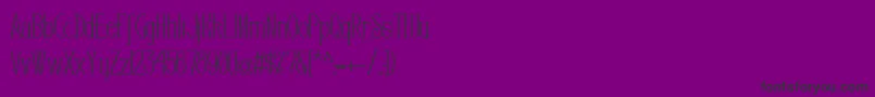 Editors-fontti – mustat fontit violetilla taustalla