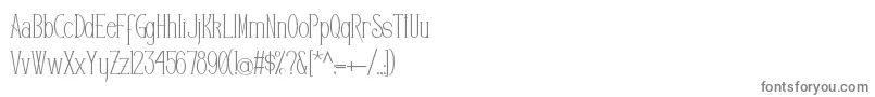 Editors Font – Gray Fonts on White Background
