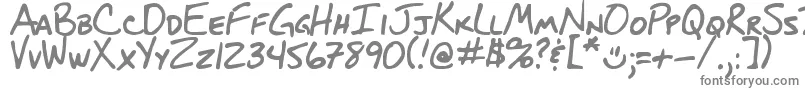 Шрифт DjbBlueprint – серые шрифты