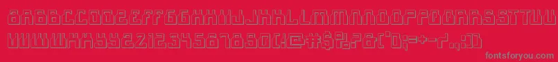More about 1968odyssey3D Font 1968odyssey3D Font – Gray Fonts on Red Background