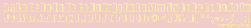 Más sobre la fuente Sfavondalescshaded fuente Sfavondalescshaded – Fuentes Amarillas Sobre Fondo Rosa