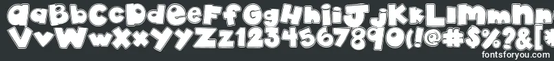 AkadylanCollage Font – White Fonts