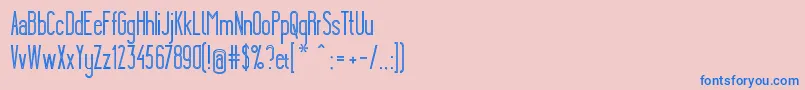 Подробнее о шрифте YgraineSkeleton Шрифт YgraineSkeleton – синие шрифты на розовом фоне