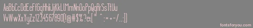 YgraineSkeleton Font – Pink Fonts on Gray Background
