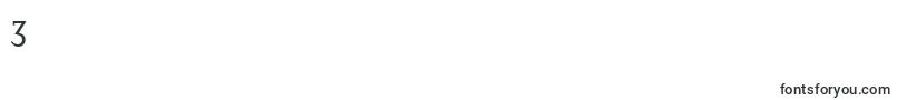 JosieLightRegular Font – Fonts for Digit 3
